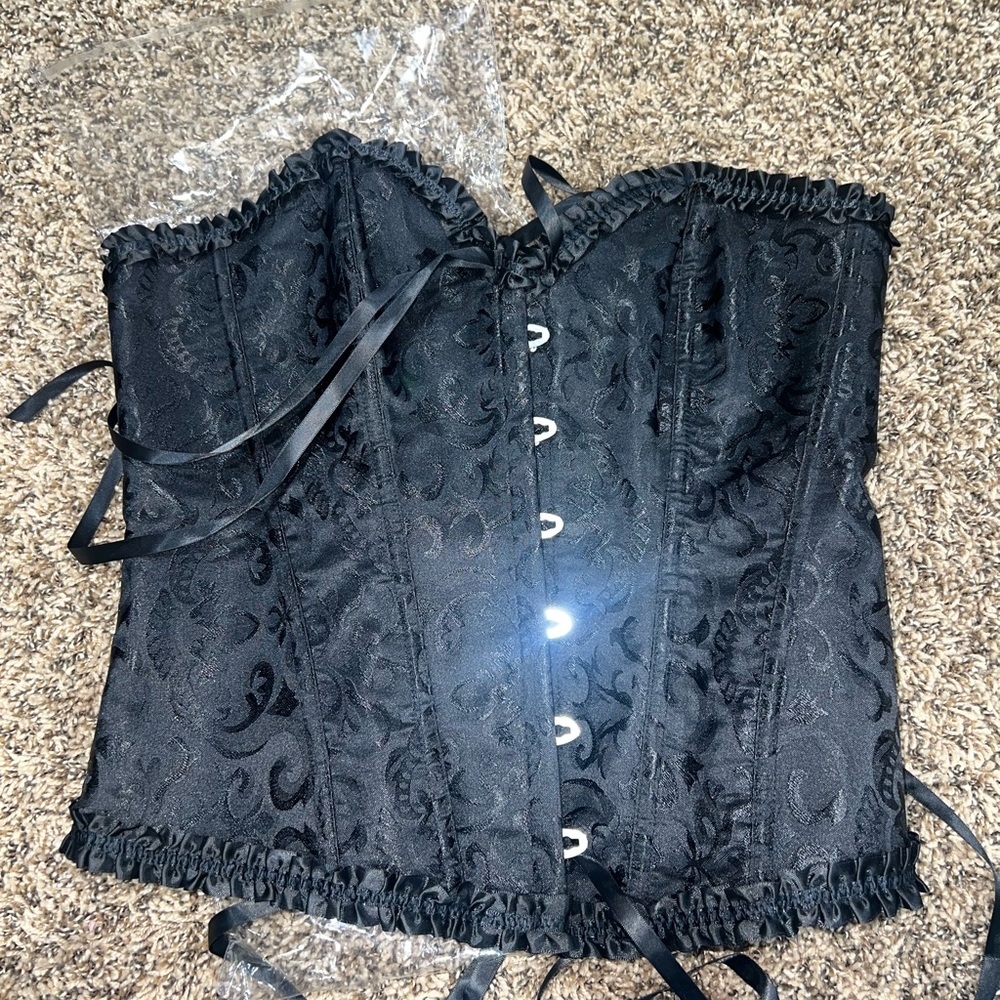 Amazon Black Corset Top